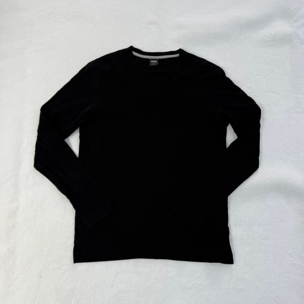 실측확인 휴고보스 슬림핏 긴팔티 0303T