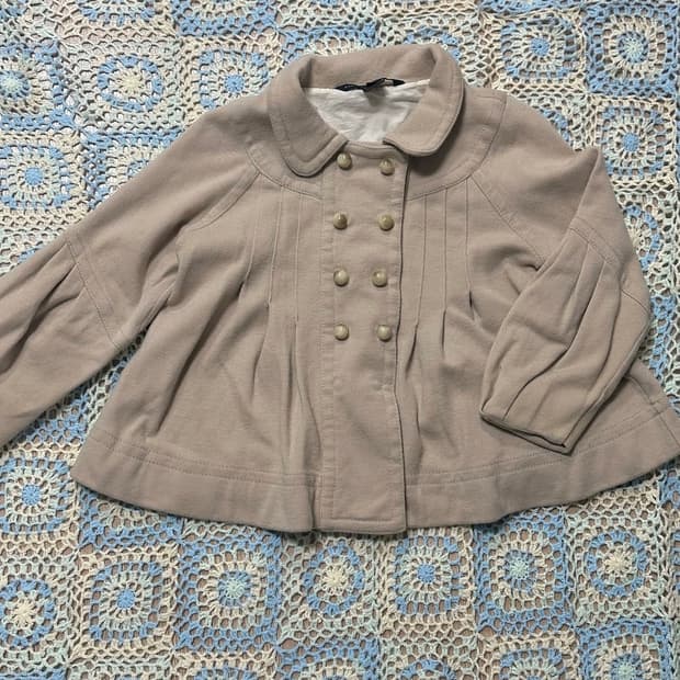 빈티지 만두 코트 사와코