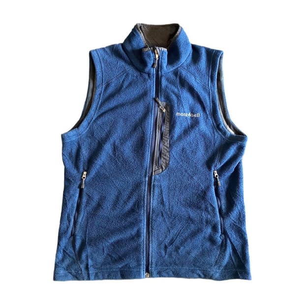 Mont-bell climaplus fleece zip up vest