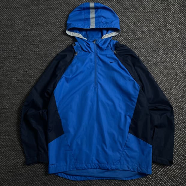 00s 나이키 올드스쿨 스우시로고 배색 바람막이 o 4148