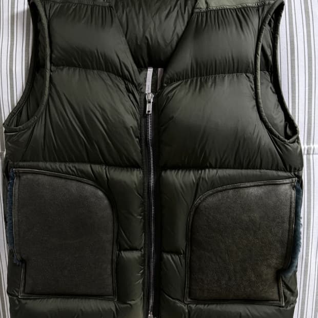 릭오웬스 패딩 조끼 50
