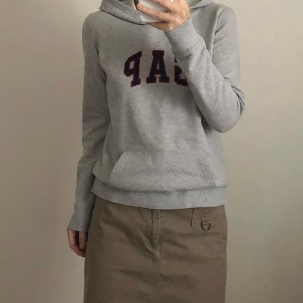 GAP 갭 빅로고 후드티
