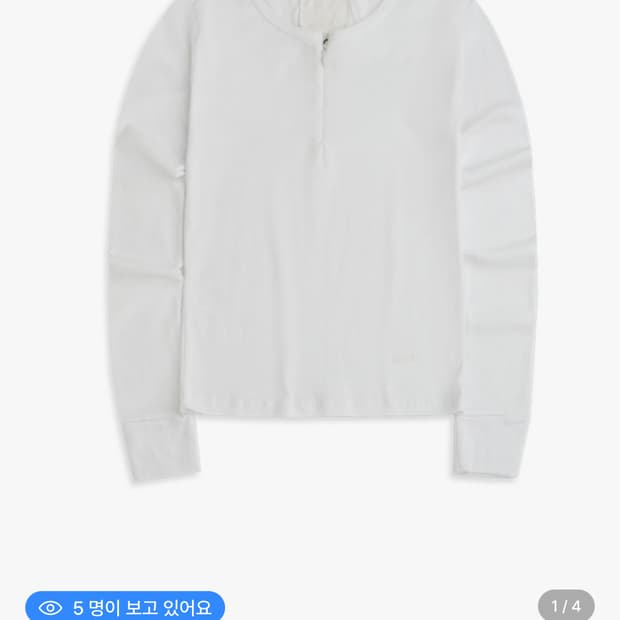 Tuewid Mini zip henley longsleeve t-shir