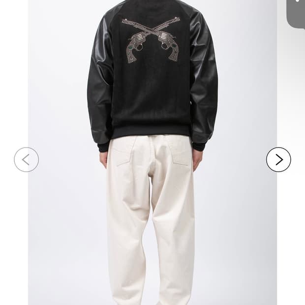 로아 건즈 roar guns 비건 레더 자켓