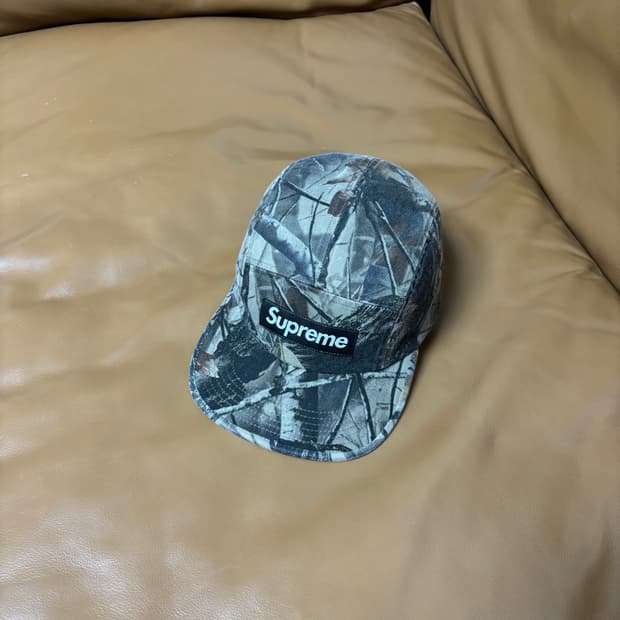 Supreme 슈프림 밀리터리 우드랜드 카모 캠프캡 모자 (Camo)