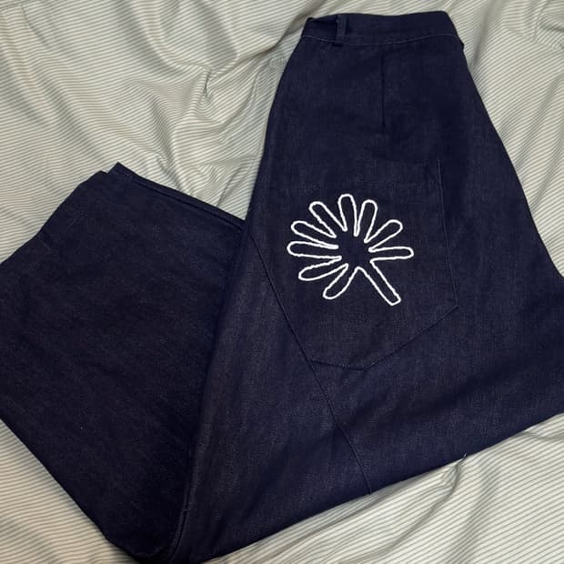 단델 백로고 벌룬 데님 팬츠 2사이즈