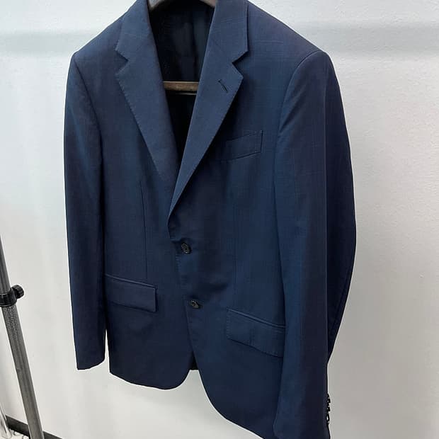 95) 에르메네질도제냐 경량 체크자켓 