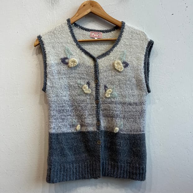 JPN 모리 니트 베스트 조끼