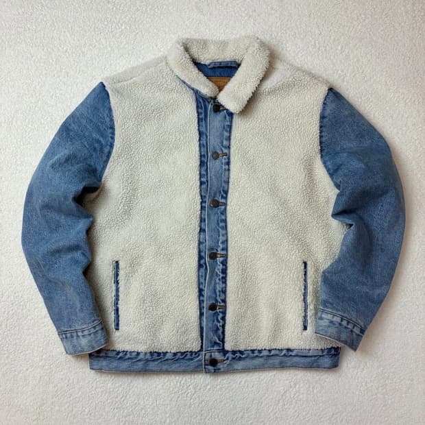 리바이스 00's 프리미엄 드리즐러 쉐르파 데님 자켓 PN5732