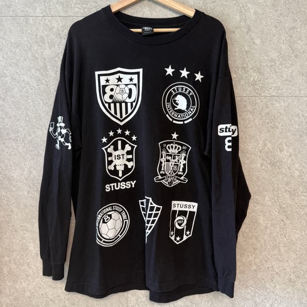 stussy soccer collection 스투시 롱슬리브