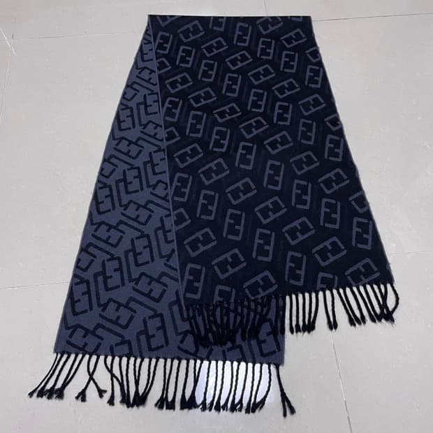 FENDI 펜디 더블페이스 FF로고 머플러