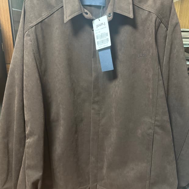 준지 스웨이드 코치 자켓 브라운 46