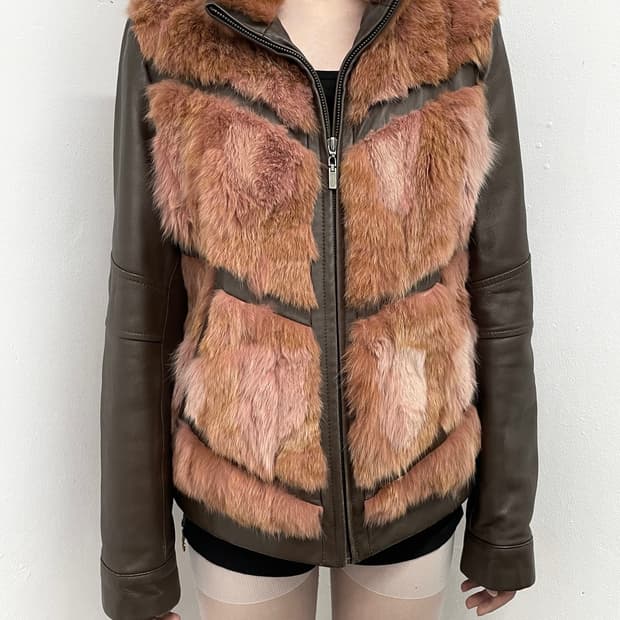 양가죽 폭스 퍼자켓