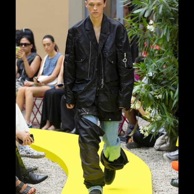 앤더슨벨 플라이트 봄버 블레이저 awa579m(BLACK) M사이즈