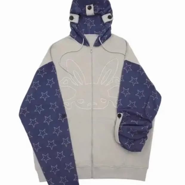 씨피어스 별 후드집업