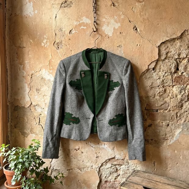 초록 오스트리아 티롤리언자켓