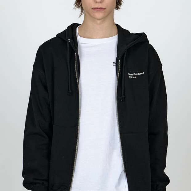 플라스틱 프로덕트 Mpa hood zip up 