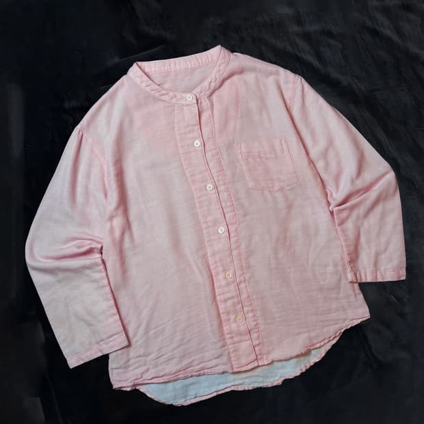 일본빈티지 CECILE  노카라 셔츠