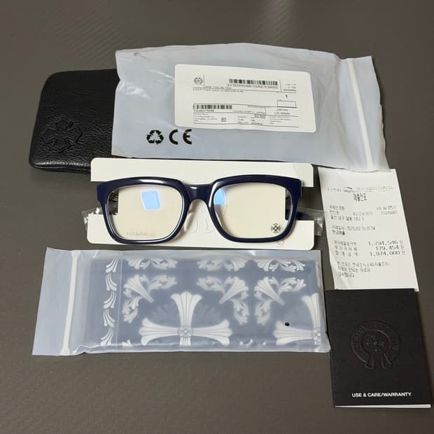 (OS) 크롬하츠 씨유인티 안경 피콕블루