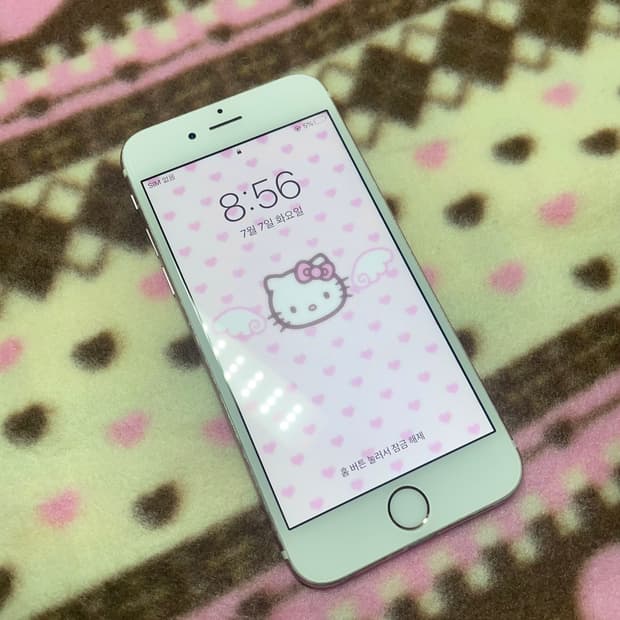 아이폰 6s 64GB 배터리 100% 로즈골드 + 케이스 3개