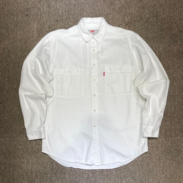(M) 90s Levi's 리바이스 화이트 셔츠