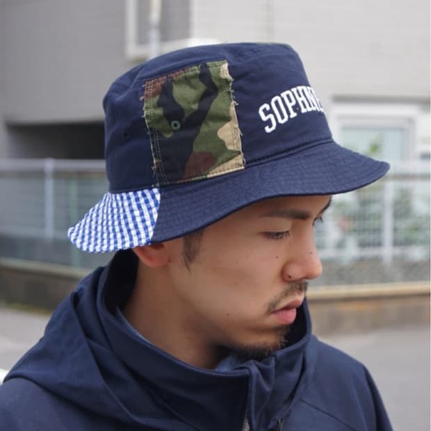 소프넷 패턴 버킷햇