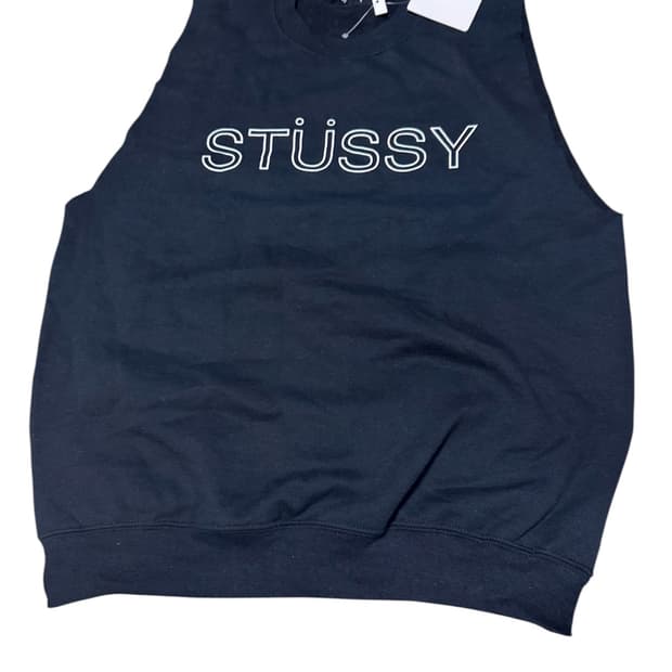 (레어템) 스투시 조끼 티