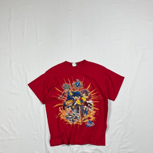 00’s beyblade v force 탑블레이드 반팔티