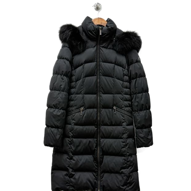 다이앤 본 퍼스텐버그 폭스퍼 다운 롱 패딩