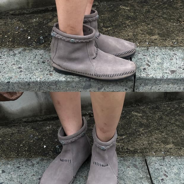 moccasin middle boots 