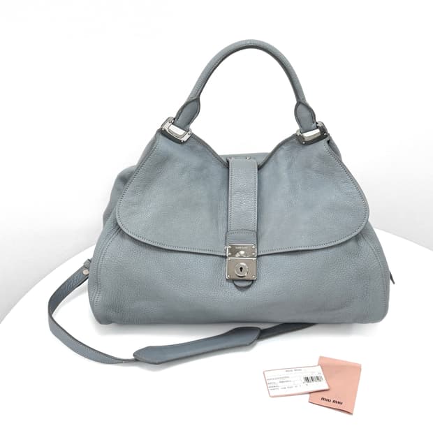 미우미우 마드라스 2WAY 백