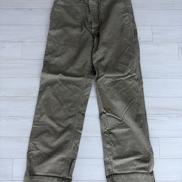 RRL 더블알엘 헤링본 퍼티그 팬츠 30/30