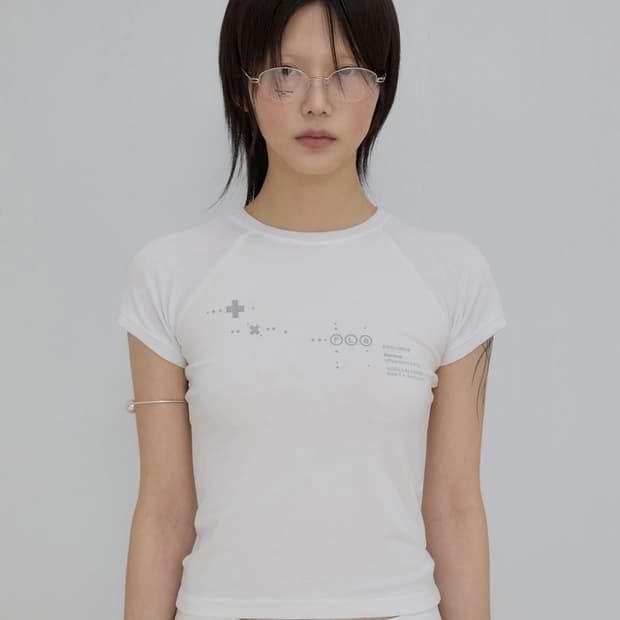 플레어업 Muta Waffle Raglan T-Shirt (White)