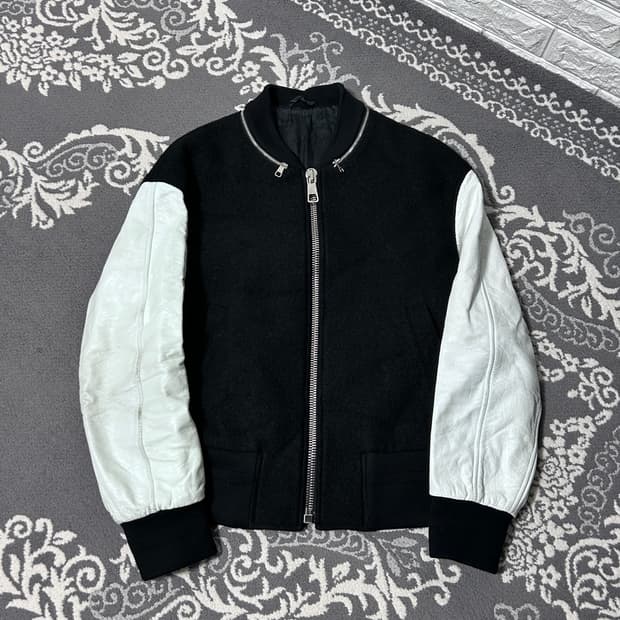 닐바렛 더블 짚 넥 스타디움 자켓