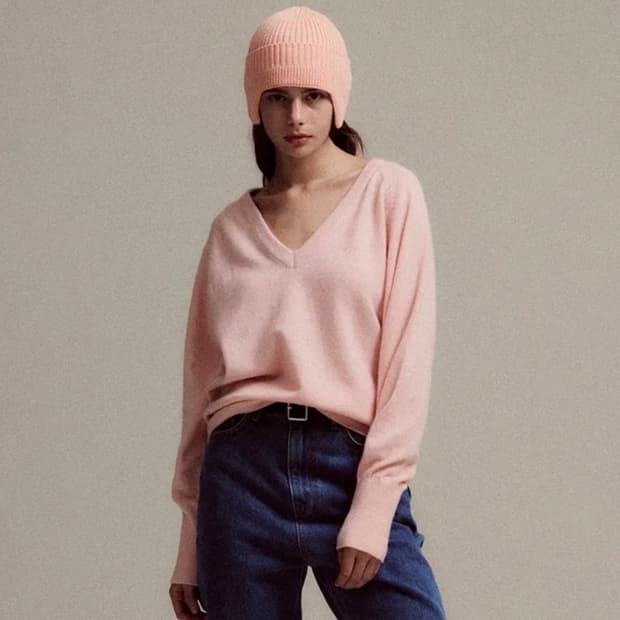 The reum 캐시미어 혼방 니트