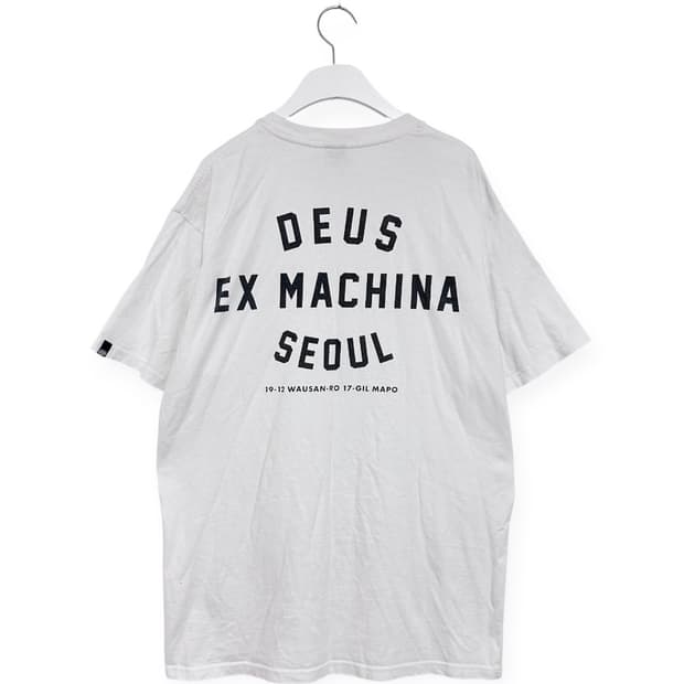 데우스 엑스 마키나 서울 화이트 반팔티