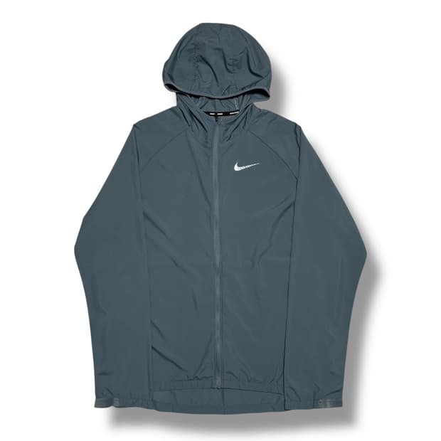 Nike 그레이 민트 스우시 러닝 바람막이