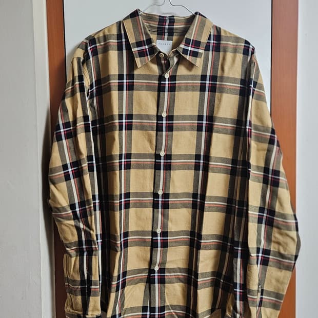 [XL] 산드로옴므 체크셔츠 팝니다.