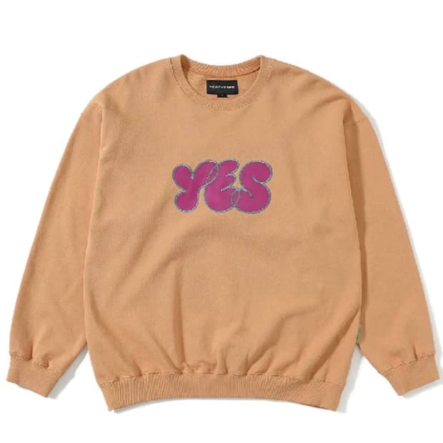 예스아이씨 G-logo Sweatshirt Tan