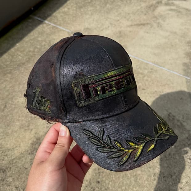 [VTG CUSTOM] Distress coating wax cap