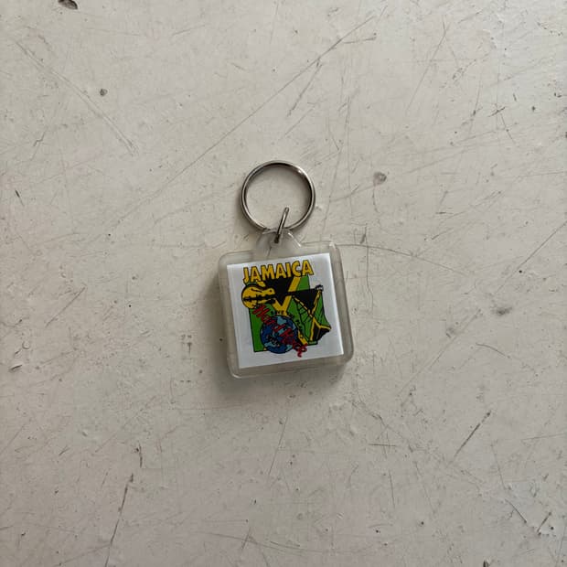 80s-90s USA OG 빈티지 자메이카 하드락 키링 OS