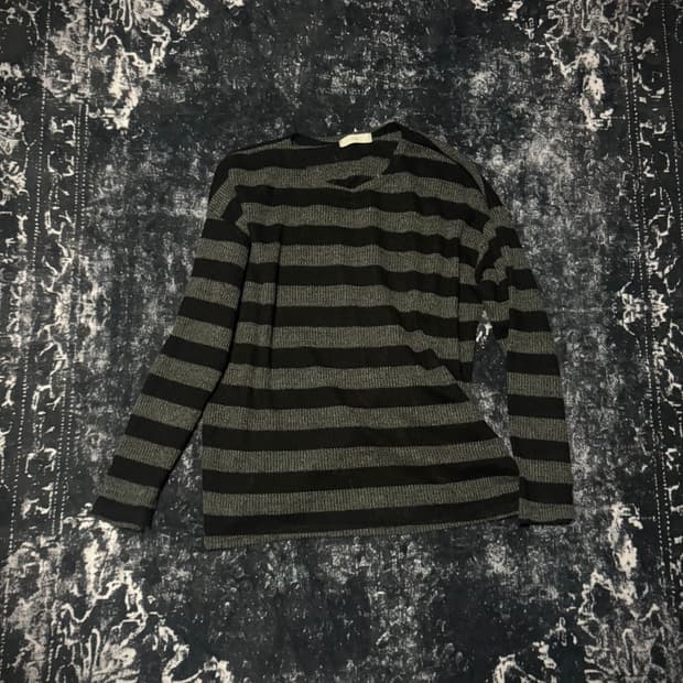 Dark Stripe Vintage Knitwear