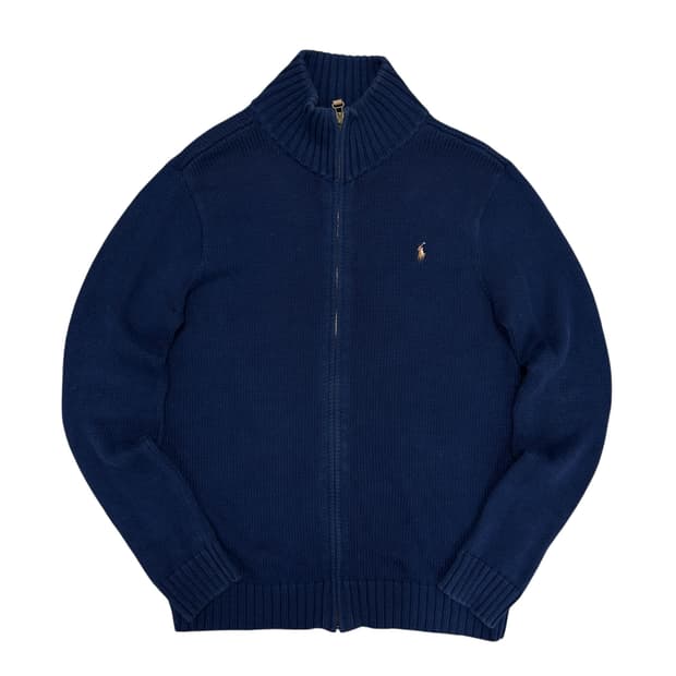 폴로 네이비 스몰포니 니트집업(XL(18-20))
