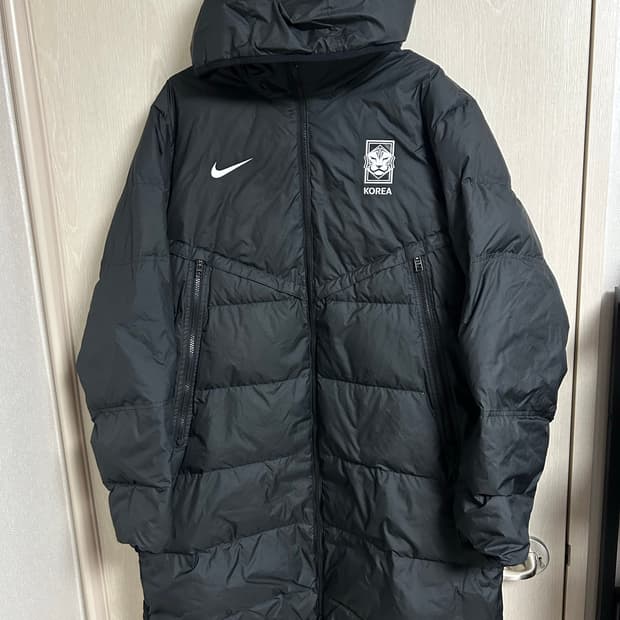 나이키 대한민국 국가대표 롱패딩XL팜
