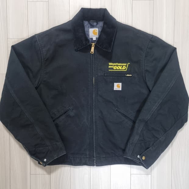 칼하트 디트로이트 자켓 J001 BLK L