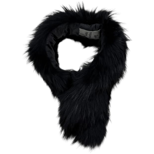 마가린핑거스 퍼 머플러 목도리 블랙