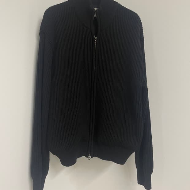 아모멘토 AMOMENTO 풀 니들 블루종 블랙