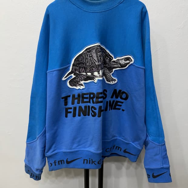 정품) 나이키 x CPFM 플리스 크루넥 맨투맨 M