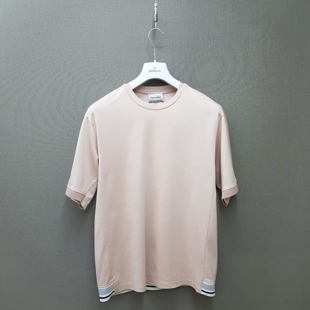 솔리드옴므   반팔 미니멀 티셔츠 105사이즈