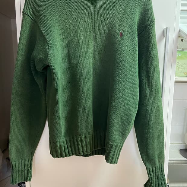 폴로 랄프 로렌 그린 니트 스웨터